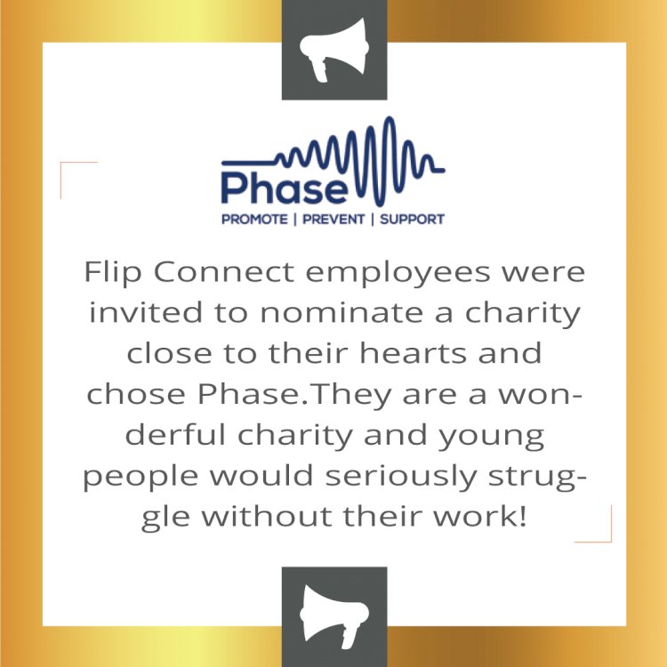 Flip Connect donates to the ‘Phase’ charity in Hitchin